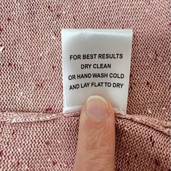 Stitches&Stripes Lillianna Speckled Pink Lightweight Cardigan NWT Small - Picture 7 of 7